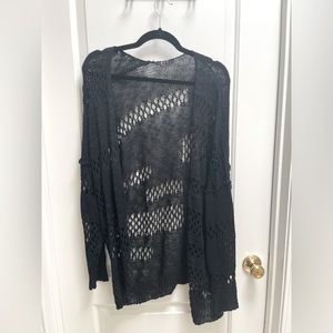 Cardigan in black, size large